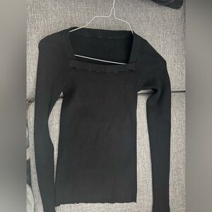 All Saints black sweater top